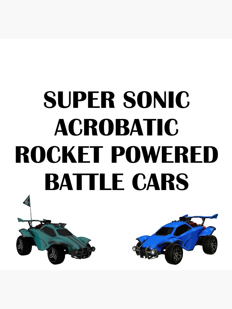 SUPER SONIC ACROBATIC ROCKET POWERED BATTLE CARS Poster