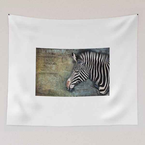 Item preview, Solitary Zebra Portrait  designed and sold by KbytesOfJax Outdoor and Nature.