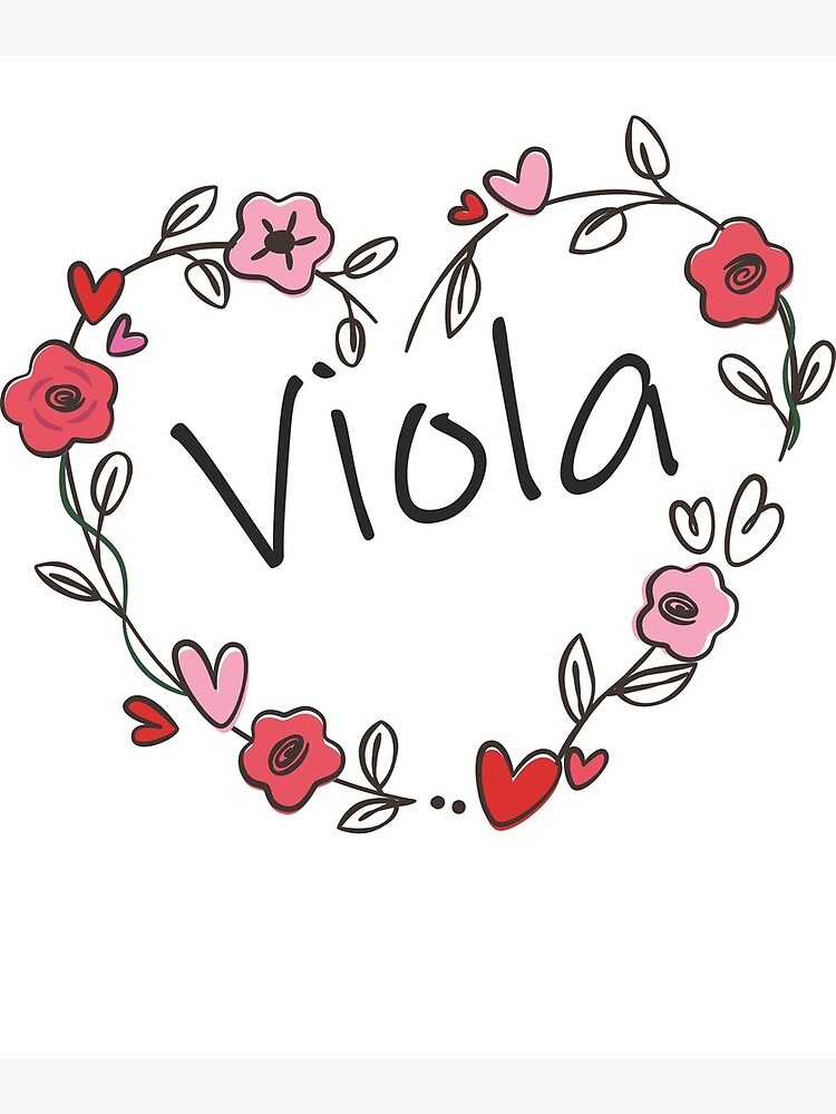 "Viola" Poster for Sale by oleo79 Redbubble