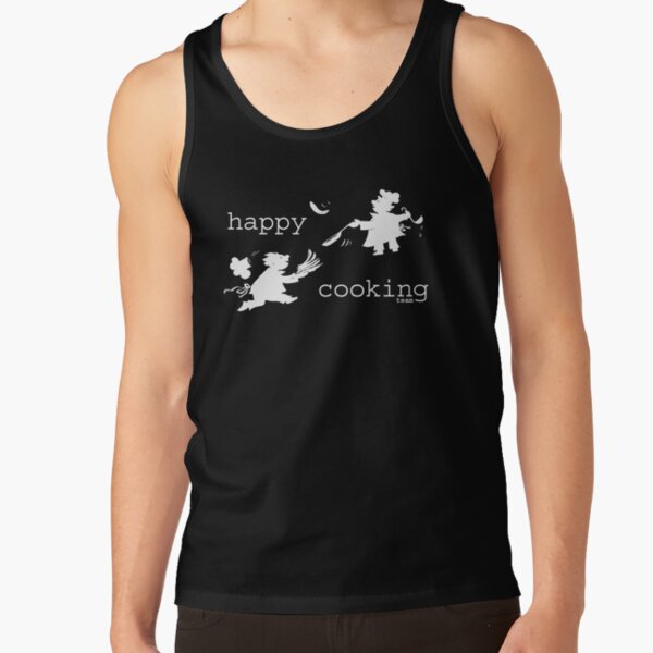 happy cooking team · Delicious pancakes, happy cooks! (white) Tank Top
