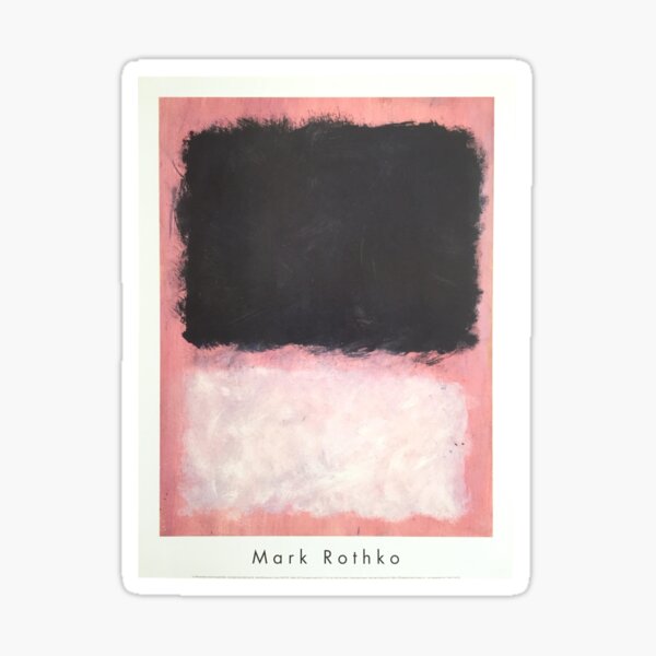 Mark Rothko Abstract Expressionist Sticker