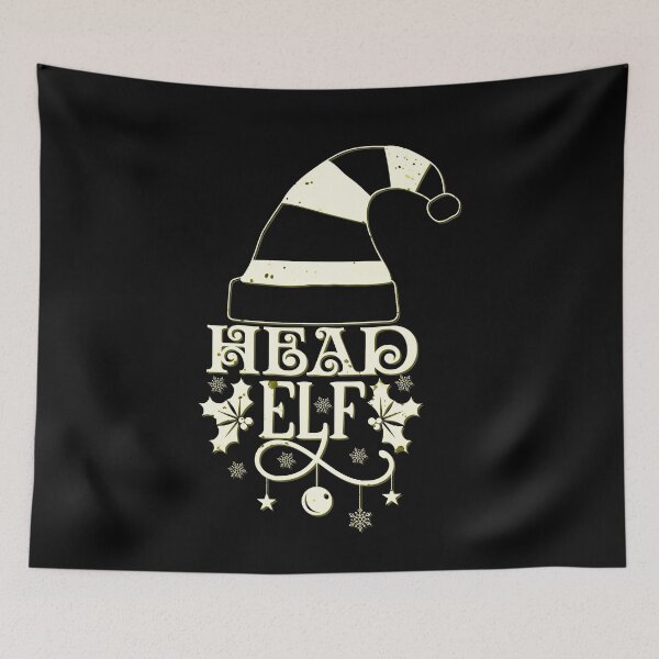 Item preview, Head Elf - Black and White Illustration, Elven Hat, Silhoette designed and sold by fritzlang.