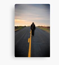Traveling man Canvas Print