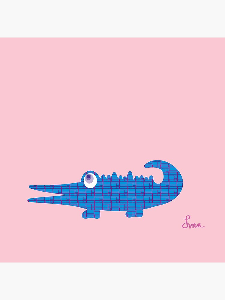 LATER ALLIGATOR - Aqua by qwirkywirks
