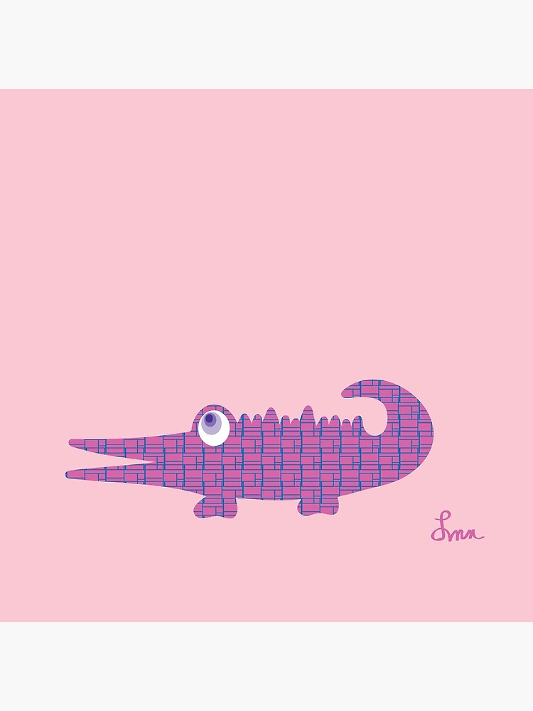 LATER ALLIGATOR - Pink by qwirkywirks