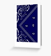 Crips gang bandana Iphone and Samsung case Greeting Card