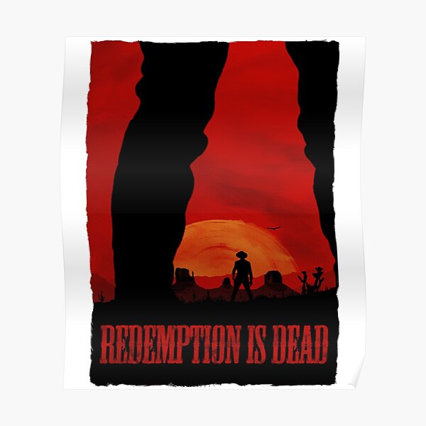 "La rédemption est morte" (texte) Poster