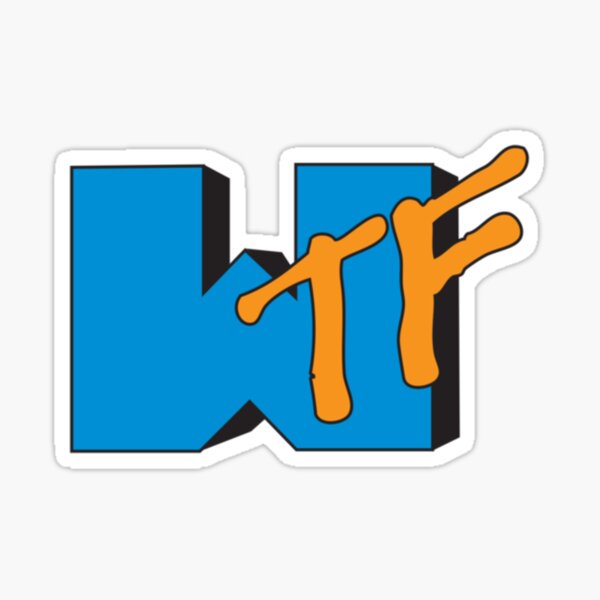 WTF Sticker