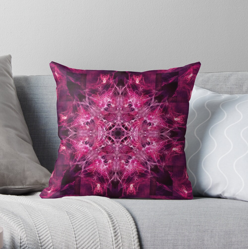 Dragonheart - Cerise Throw Pillow