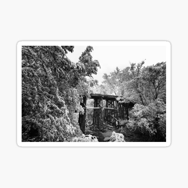 Item preview, Snowy Bridge #4 designed and sold by Rachel Jeffrey.