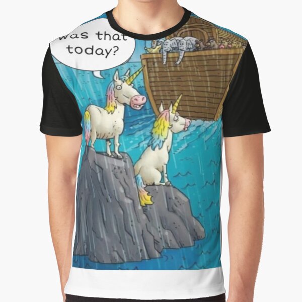 Item preview, Cute funny Noah’s ark unicorn tee shurt designed and sold by Tim Dunaway.