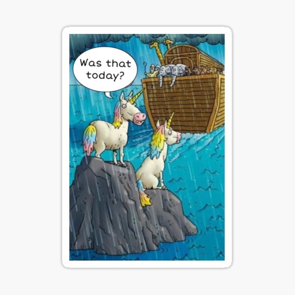 Item preview, Cute funny Noah’s ark unicorn tee shurt designed and sold by Tim Dunaway.
