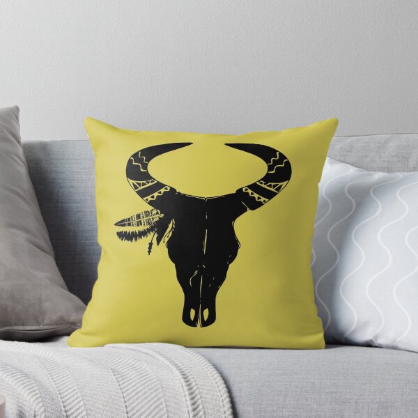 Item preview, Bull Skull Boho Bohemian Horns Design designed and sold by teeshirtcraze.