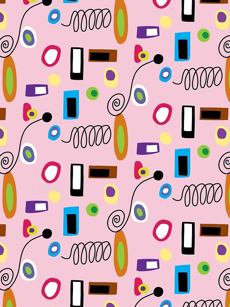 MOD ABSTRACT- Pink by qwirkywirks