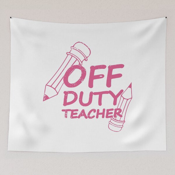 Item preview, Off Duty Teacher School Tee  designed and sold by Oles Bielienkyi.