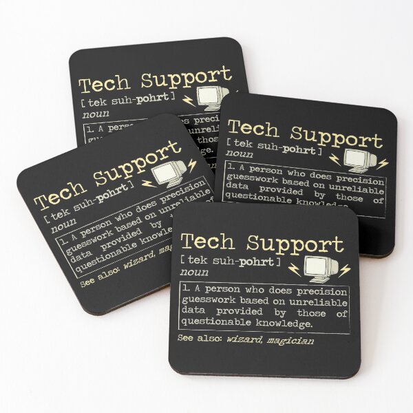 Item preview, Tech Support | Computer help desk technology help designed and sold by anziehend.