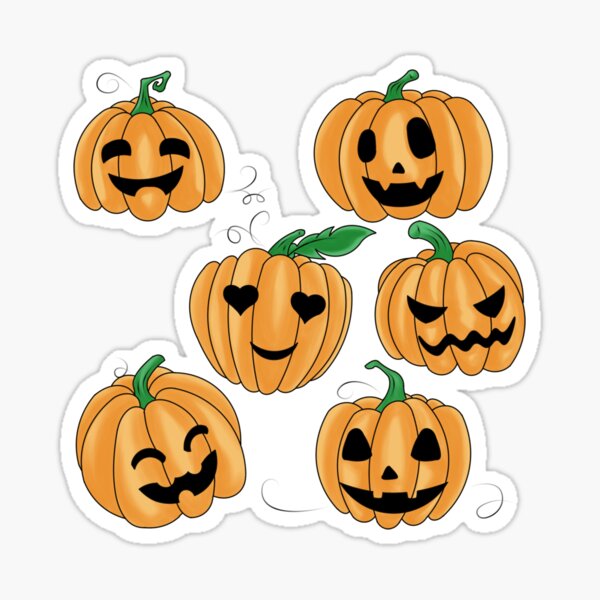 Cute Little Pumpkin Patch Sticker