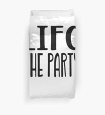 LIFO The Party T Shirt - Funny Accounting T Shirt and Gifts Duvet Cover