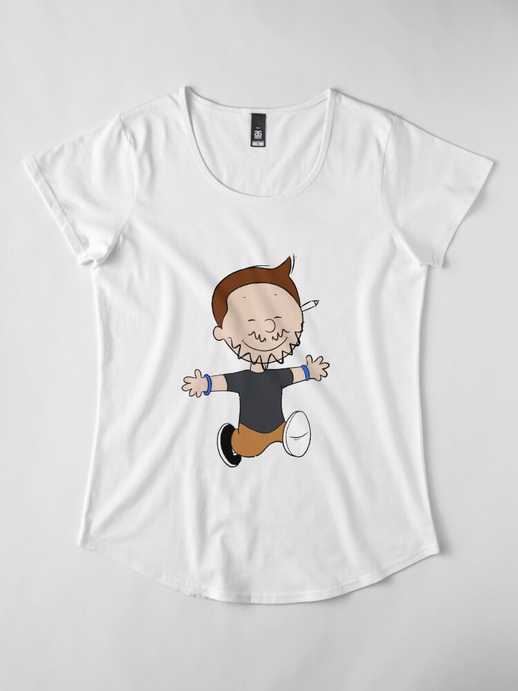 Alternate view of Charlie Brown Style! Premium Scoop T-Shirt