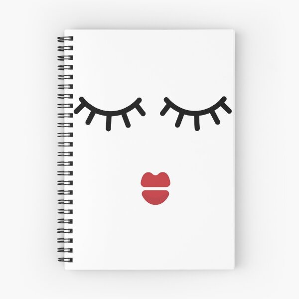 Item preview, Red Lips Kiss Make-Up Eyelashes and Lips designed and sold by cbrink.