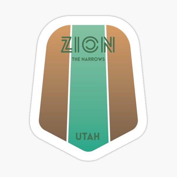 Vista previa del artículo con la obra «El Parque Nacional Narrows Zion», diseñado y vendido por ATMCreations.