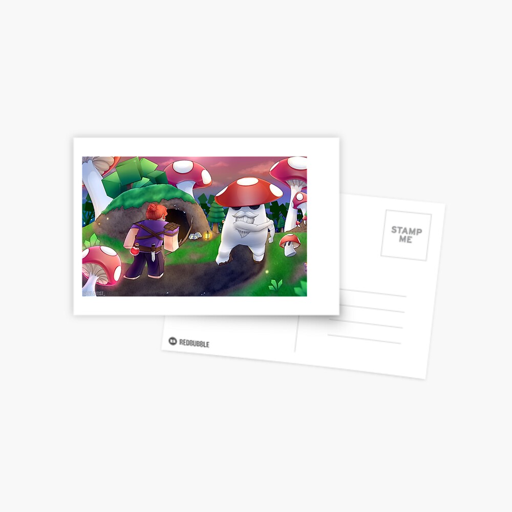 Vesteria Postcard By Evilartist Redbubble - how to play roblox vesteria for free