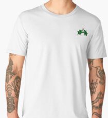 Christmas Holly in green Men's Premium T-Shirt