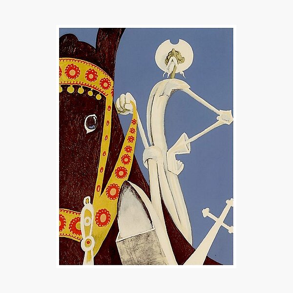 Item preview, DON QUIXOTE : Vintage 1938 La Mancha Print designed and sold by posterbobs.