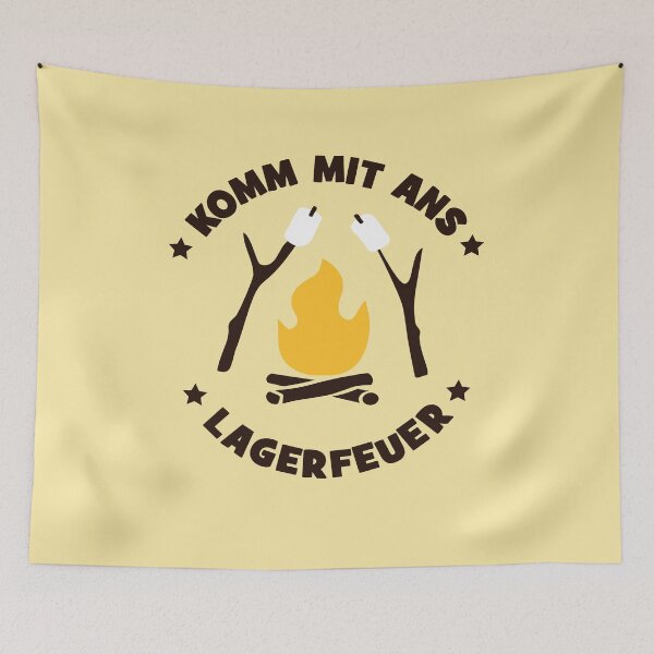 Artikelvorschau, Komm mit ans Lagerfeuer entworfen und verkauft von Vectorqueen.