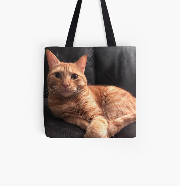 Ginger cat All Over Print Tote Bag