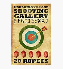 Legend of Zelda Shooting Gallery Poster Photographic Print
