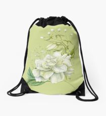 flower Drawstring Bag