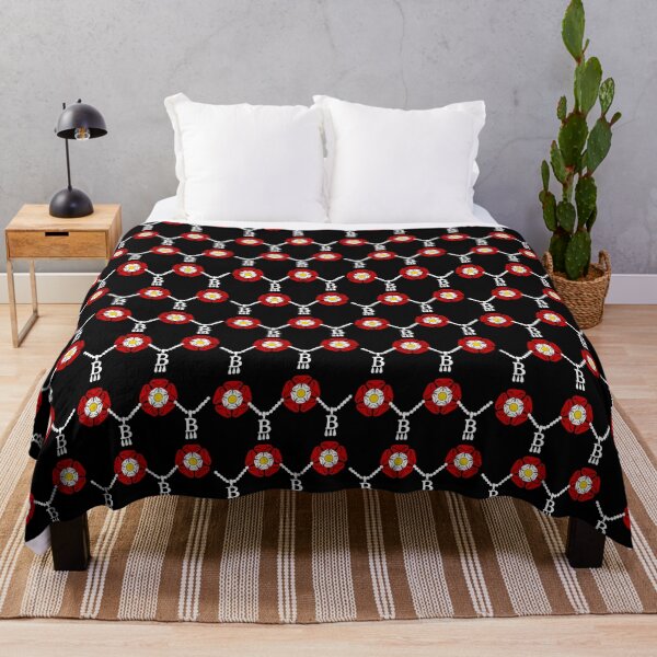 Anne Boleyn tudor rose Throw Blanket