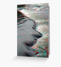 Rapidly 3D (by the Rideau River) Greeting Card