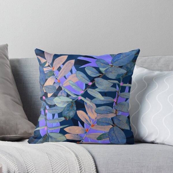 Item preview, Midnight Leaf Blue designed and sold by Robin Jensen.