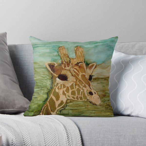 April Throw Pillow