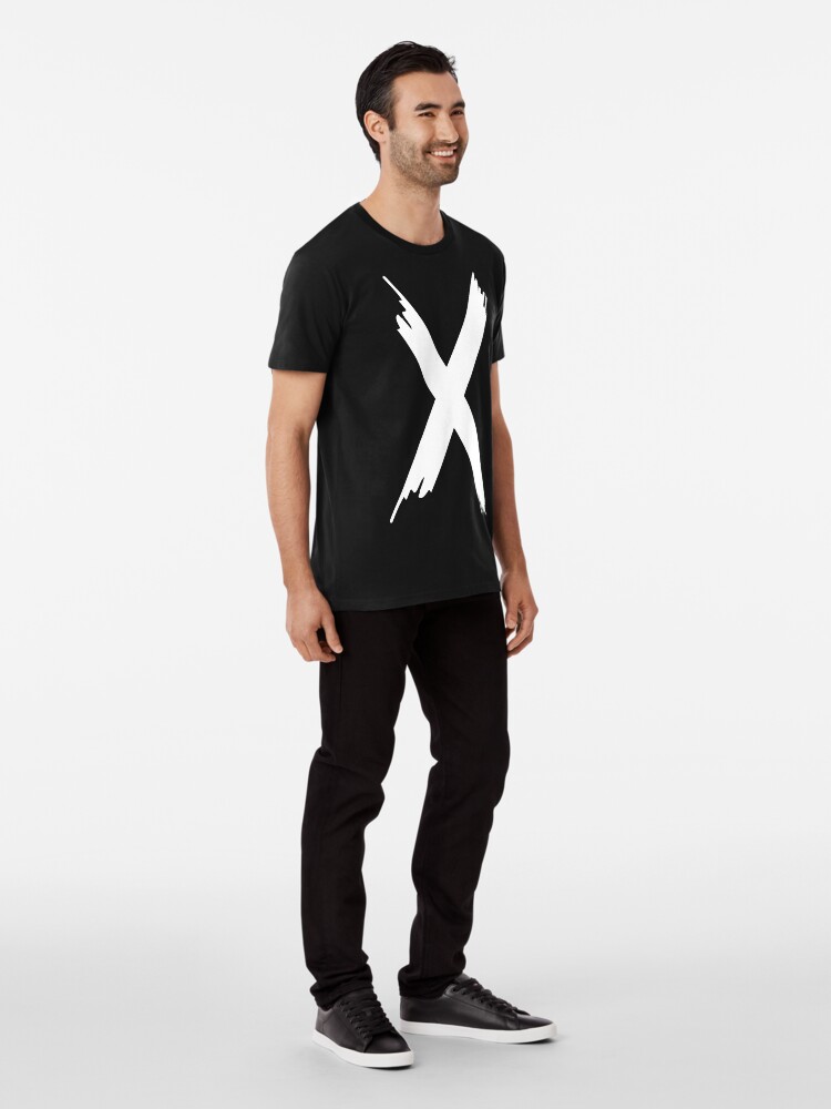 T-shirt premium ''X Paint letter' : autre vue