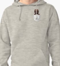Peeping Sackboy Pocket (White) Pullover Hoodie