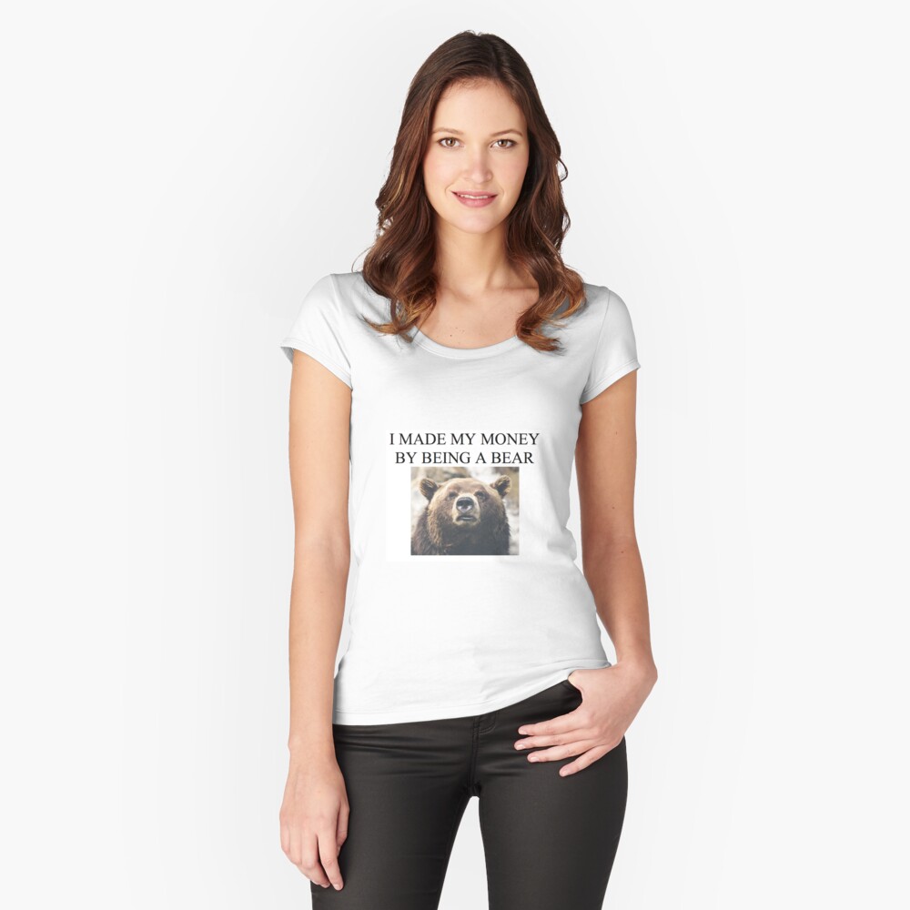 Item preview, Fitted Scoop T-Shirt designed and sold by antiquestocks.