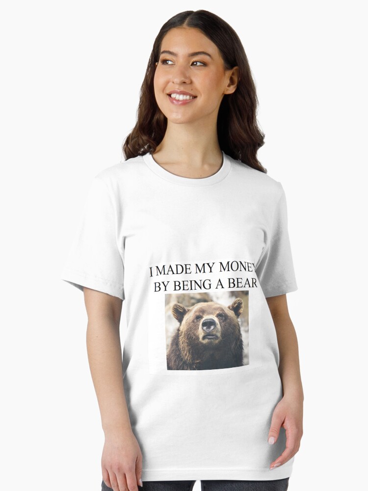 Thumbnail 2 of 7, Essential T-Shirt, STOCK MARKET BEAR I made my money by being a bear designed and sold by antiquestocks.