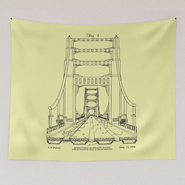 Item preview, Road Bridge Construction Patent Drawing designed and sold by MadebyDesign.