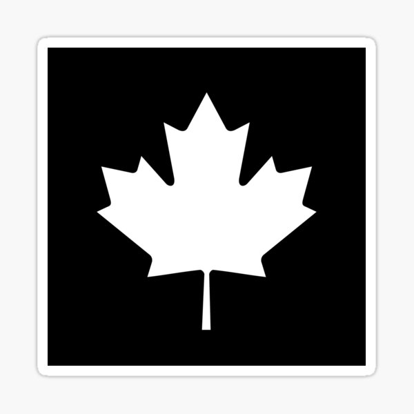 Maple oh. Canada Stickers.