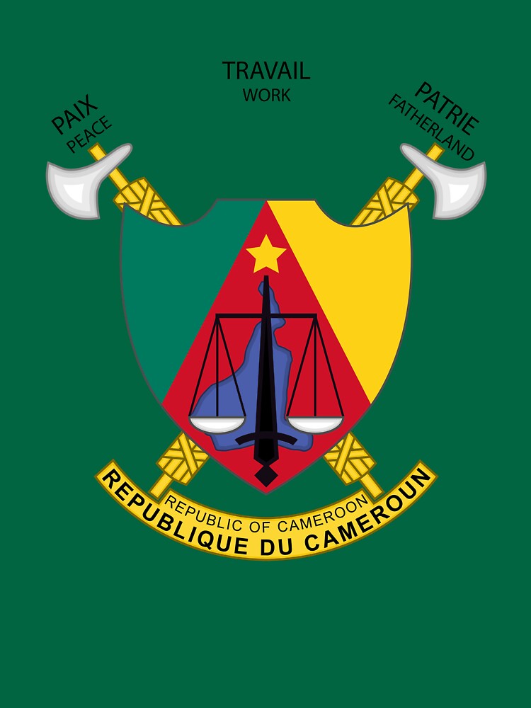 Download "The Coat of arms of Cameroon" T-shirt by romeobravado | Redbubble