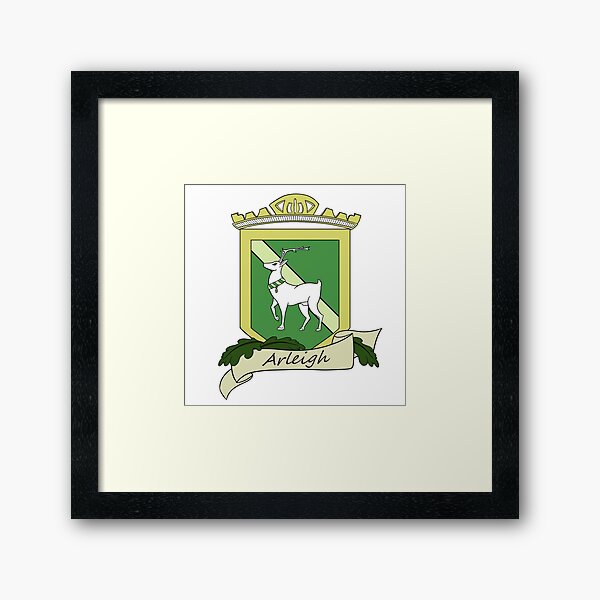 Arms of the House of Arleigh Framed Art Print