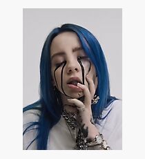 Lámina fotográfica Billie Elish Black Tears