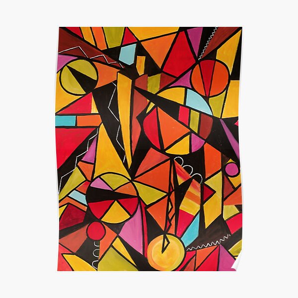 Circles and Triangles Poster