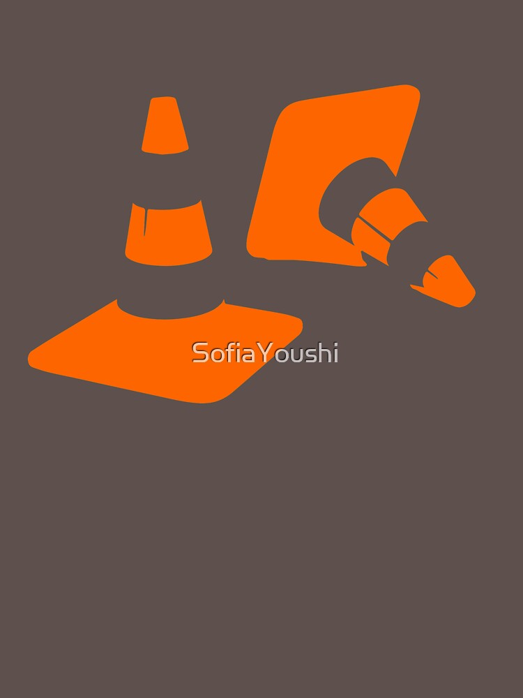 "Traffic road cones safety pylons Whitc hat markers 2" Tshirt for Sale by SofiaYoushi