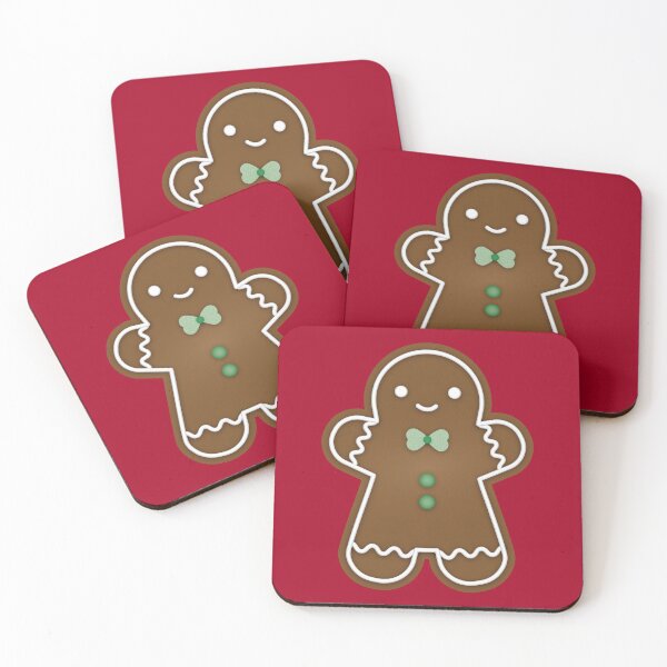 Item preview, Gingerbread Boy Pattern - Red designed and sold by drxgonfly.