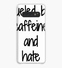 Caffeine And Hate Funny Gift Idea Hülle & Klebefolie für Samsung Galaxy