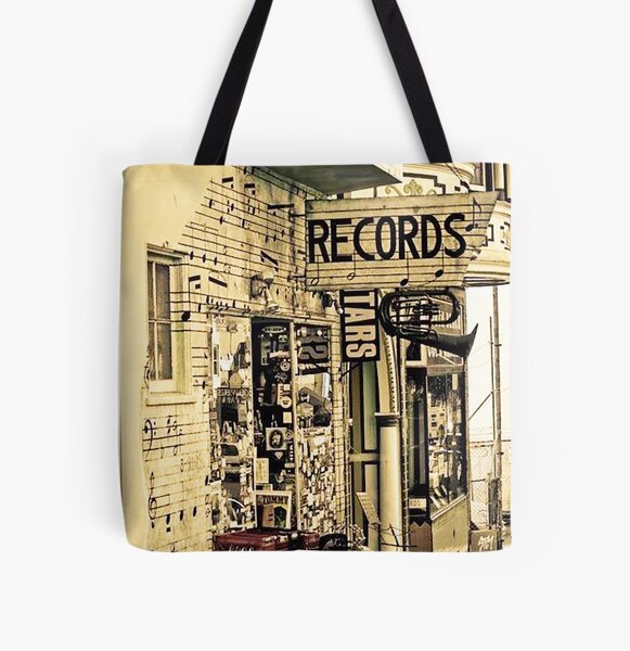 Keep It Vinyl Tote – Cotton Canvas Tote Shopper Bag Screen Printed Eco  Friendly Market Bag LP Turntable Record Player Bass Deck Decks (One Size)